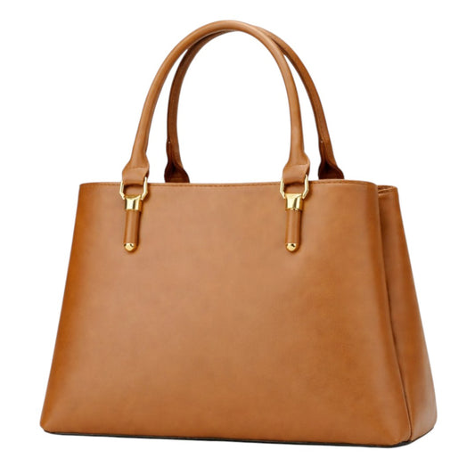 Fibez Elegant Patterned Leather Handbag