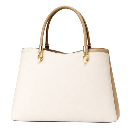 Fibez Elegant Leather Top Handle Handbag for Women