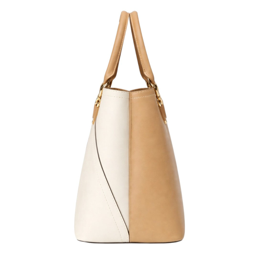 Fibez Elegant Leather Top Handle Handbag for Women