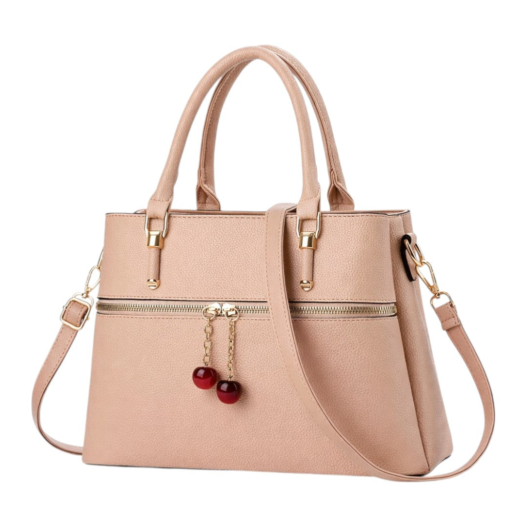 Fibez Elegant Beige Shoulder Bag Women’s Fashion Bag