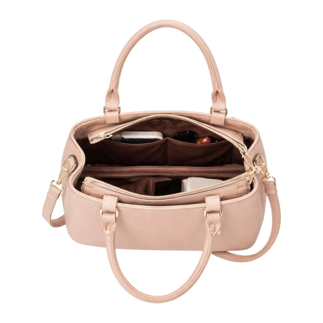 Fibez Elegant Beige Shoulder Bag Women’s Fashion Bag